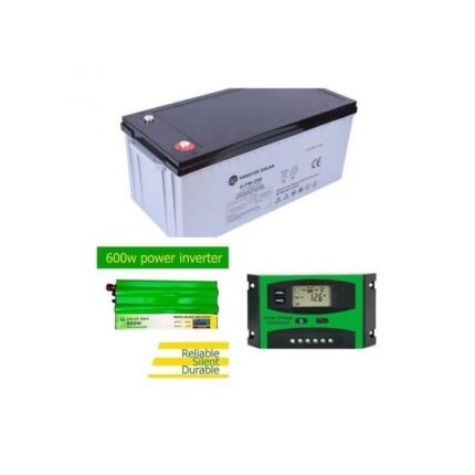 Sunnypex Solar Panel 200AH Battery + Power Inverter +charge Controller