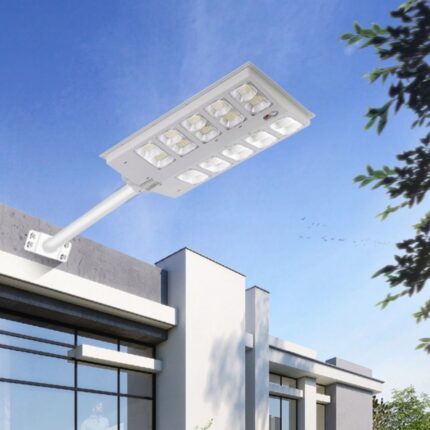 3000watts LED Solar street lights mounted on house wall